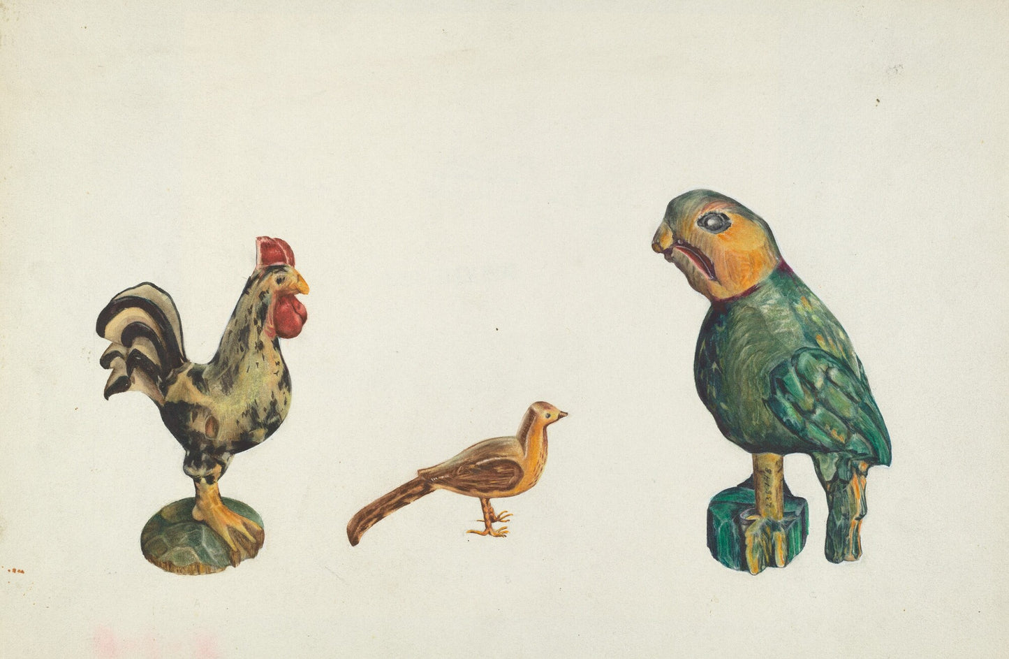 Wooden Birds