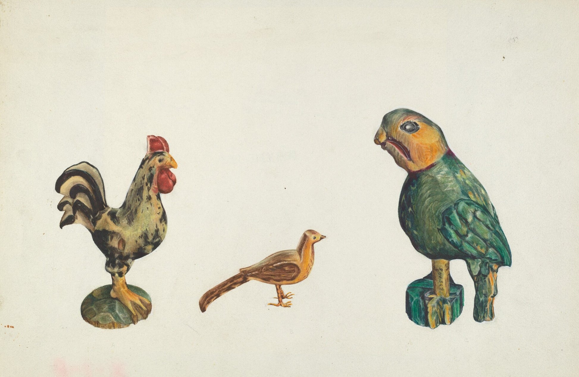 Wooden Birds