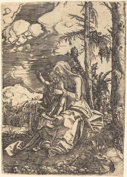 The Virgin with the Blessing Child in a Landscape