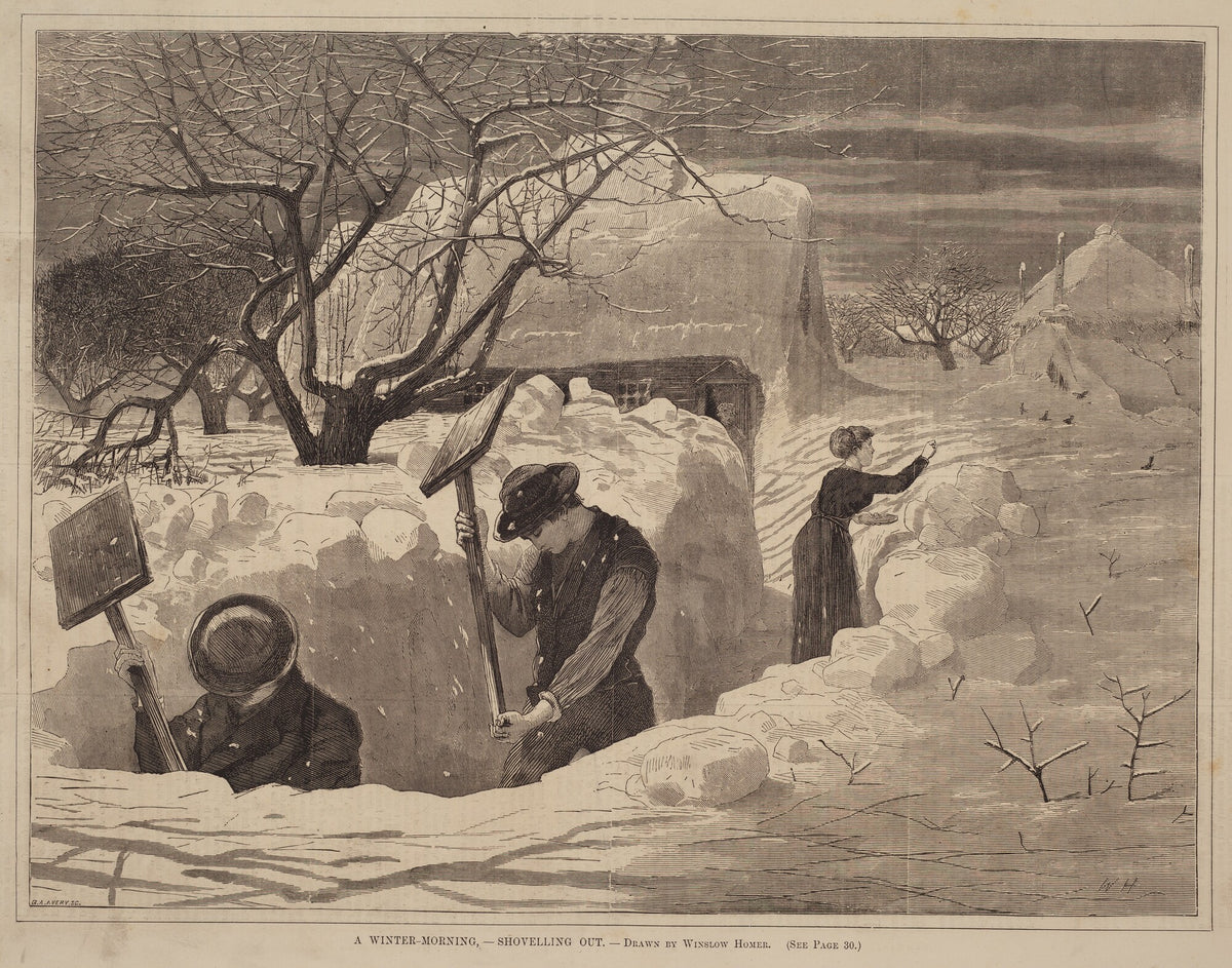A Winter-Morning, - Shovelling Out