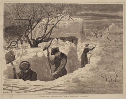 A Winter-Morning, - Shovelling Out