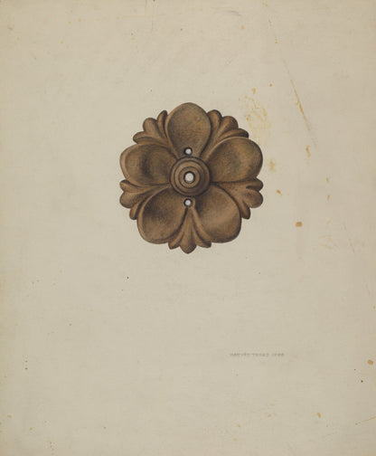 Ornamental Iron Rosette