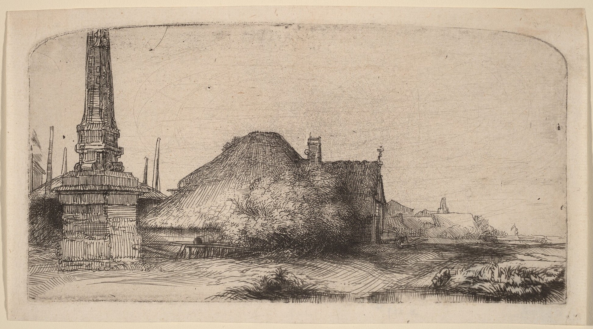 Landscape with an Obelisk