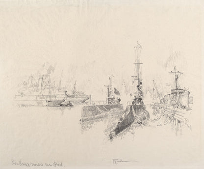 Submarines in Port