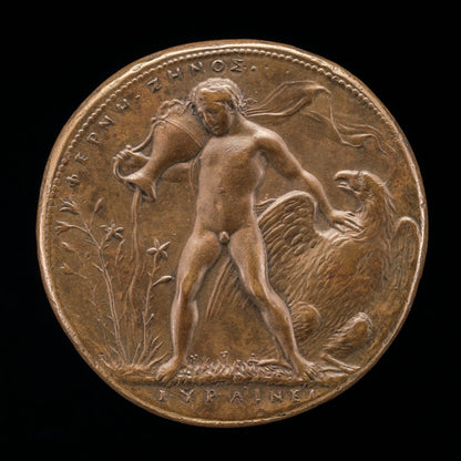 Aquarius Watering the Farnese Lilies [reverse]
