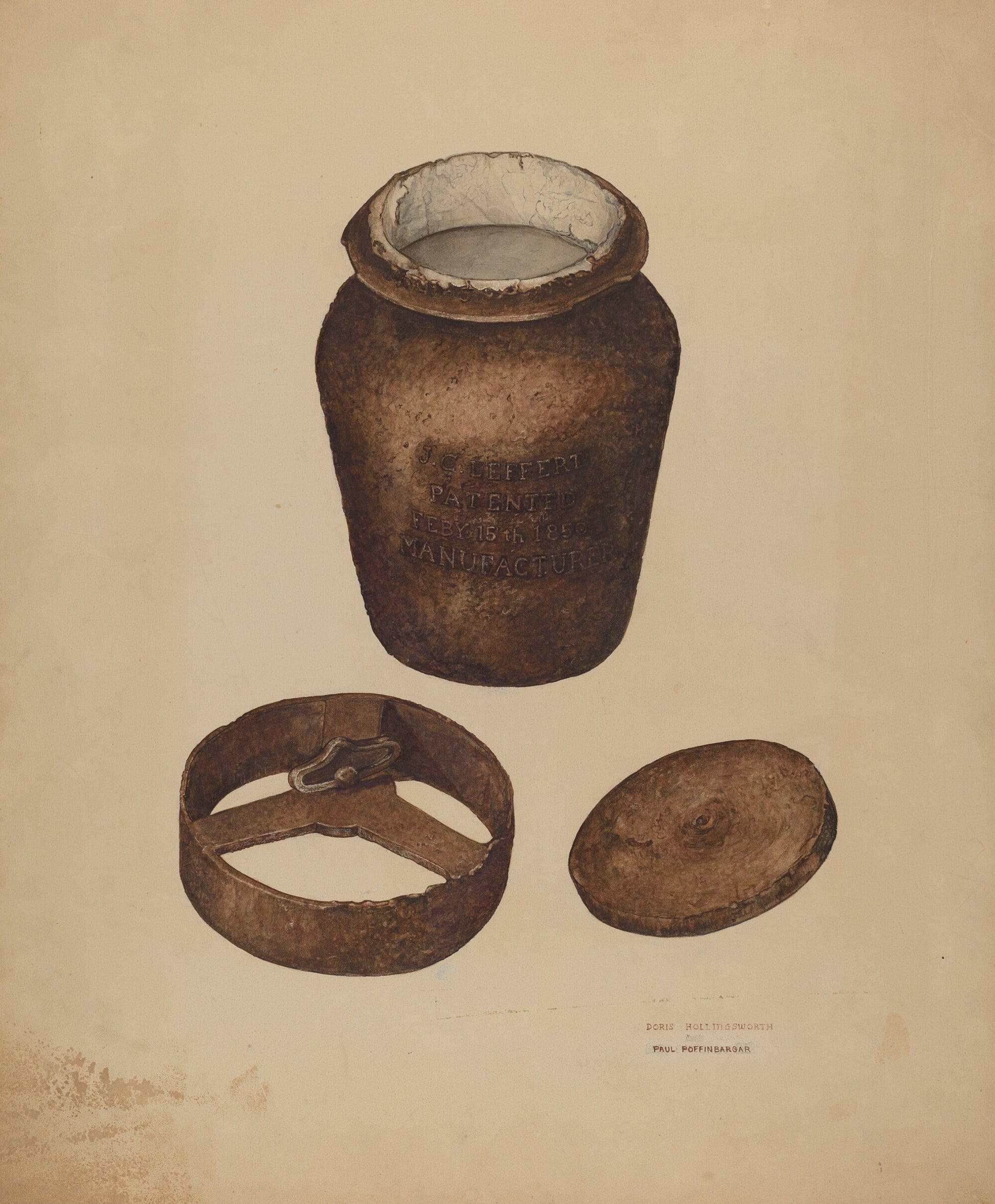Cast Iron Fruit Jar