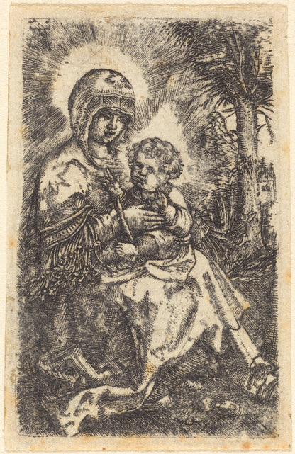 The Beautiful Virgin of Regensburg Seated in a Landscape