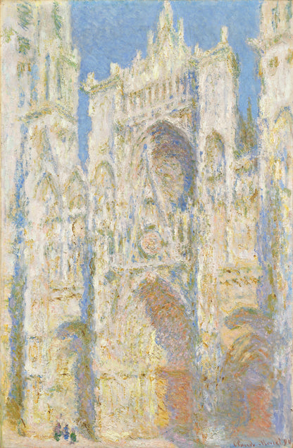 Rouen Cathedral, West Façade, Sunlight