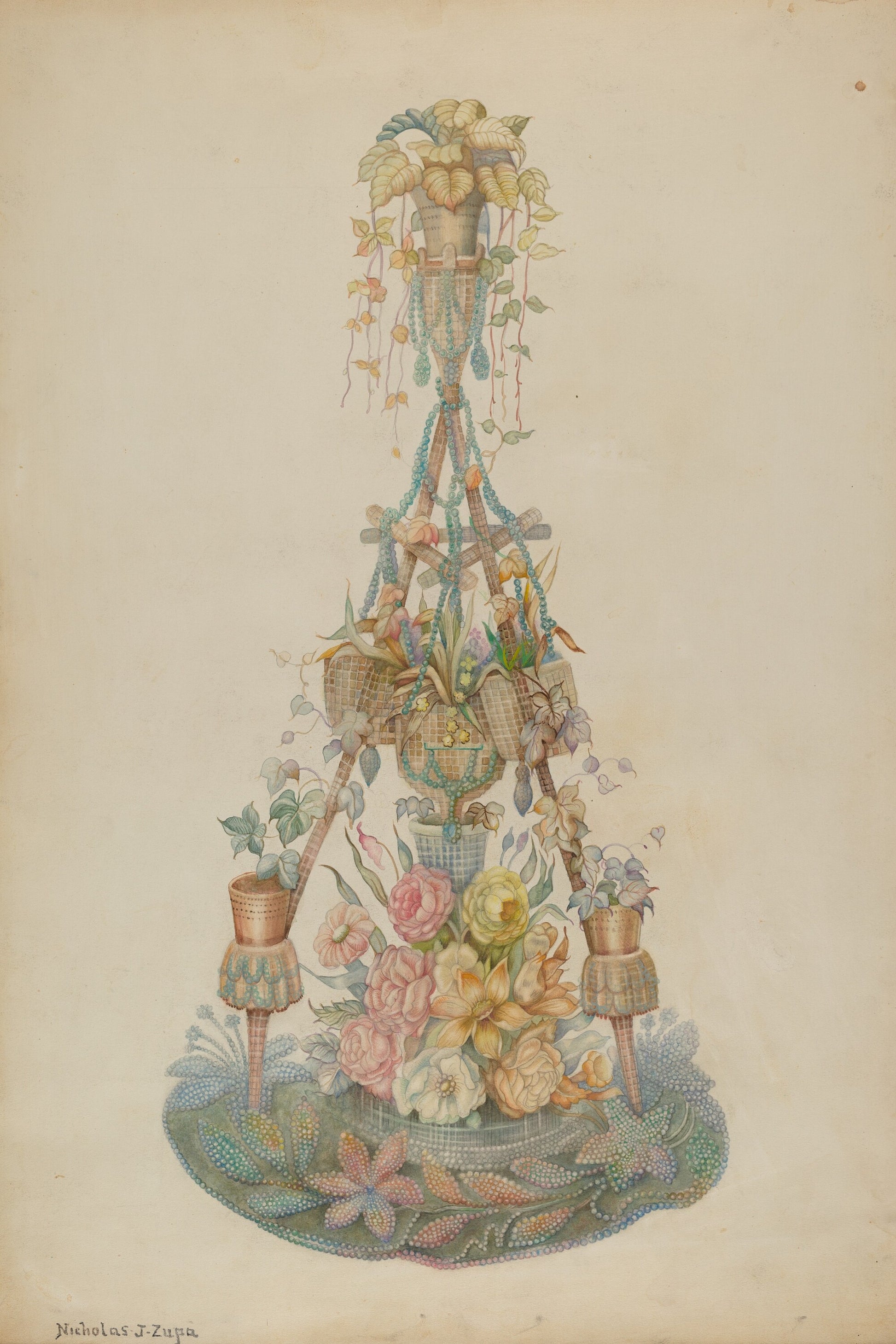 Parlor Flower Stand