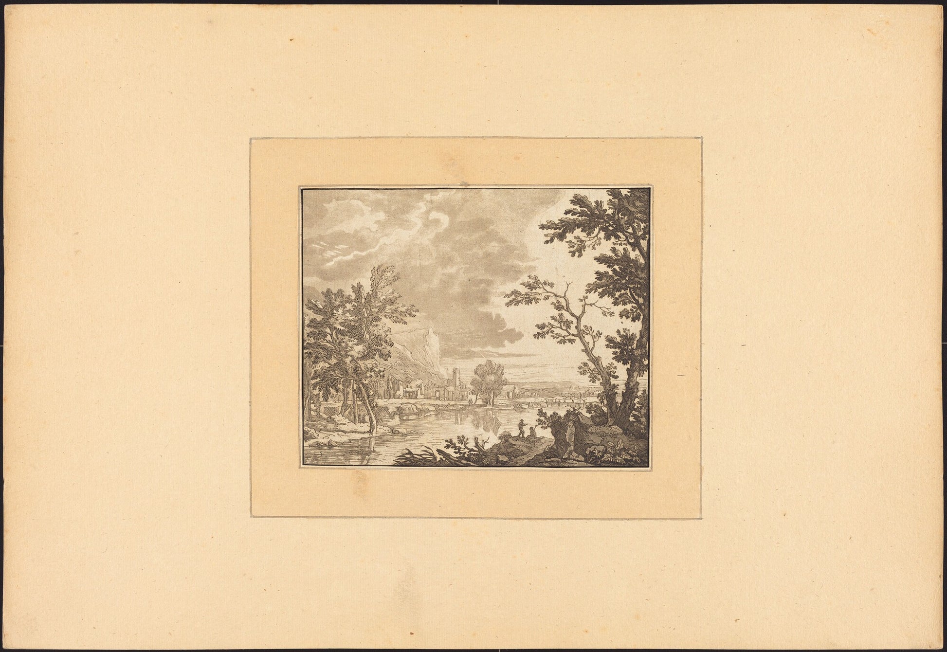 Landscape with River and Town