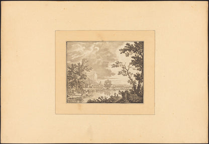 Landscape with River and Town