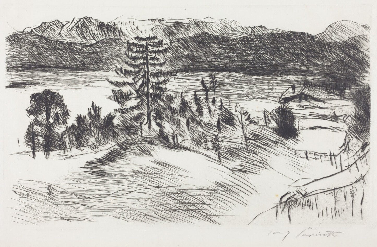 Grosse Walchenseelandschaft (Large Walchen Sea Landscape)