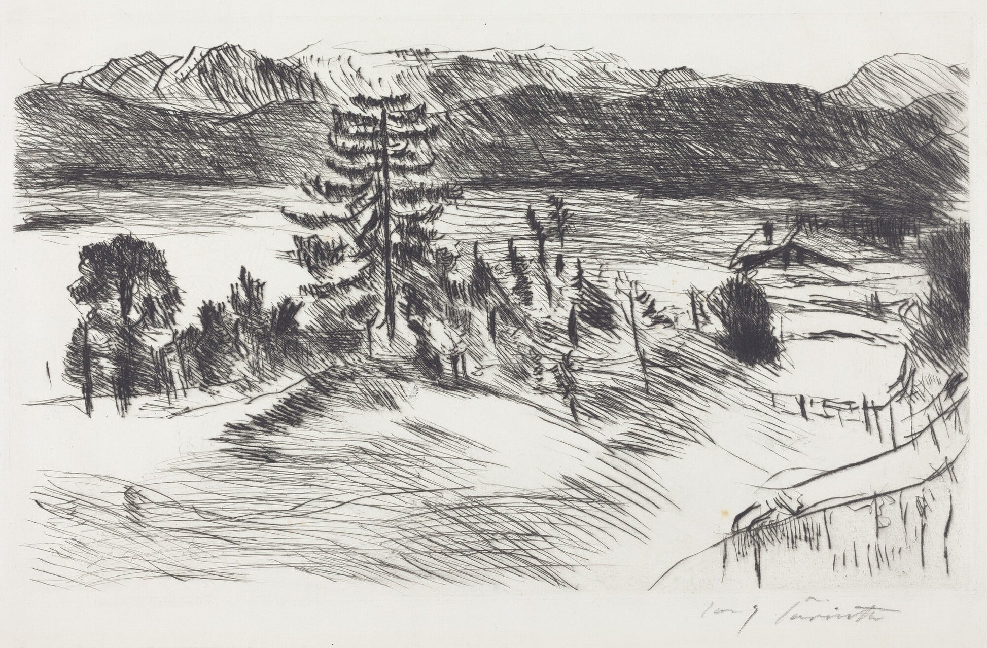 Grosse Walchenseelandschaft (Large Walchen Sea Landscape)