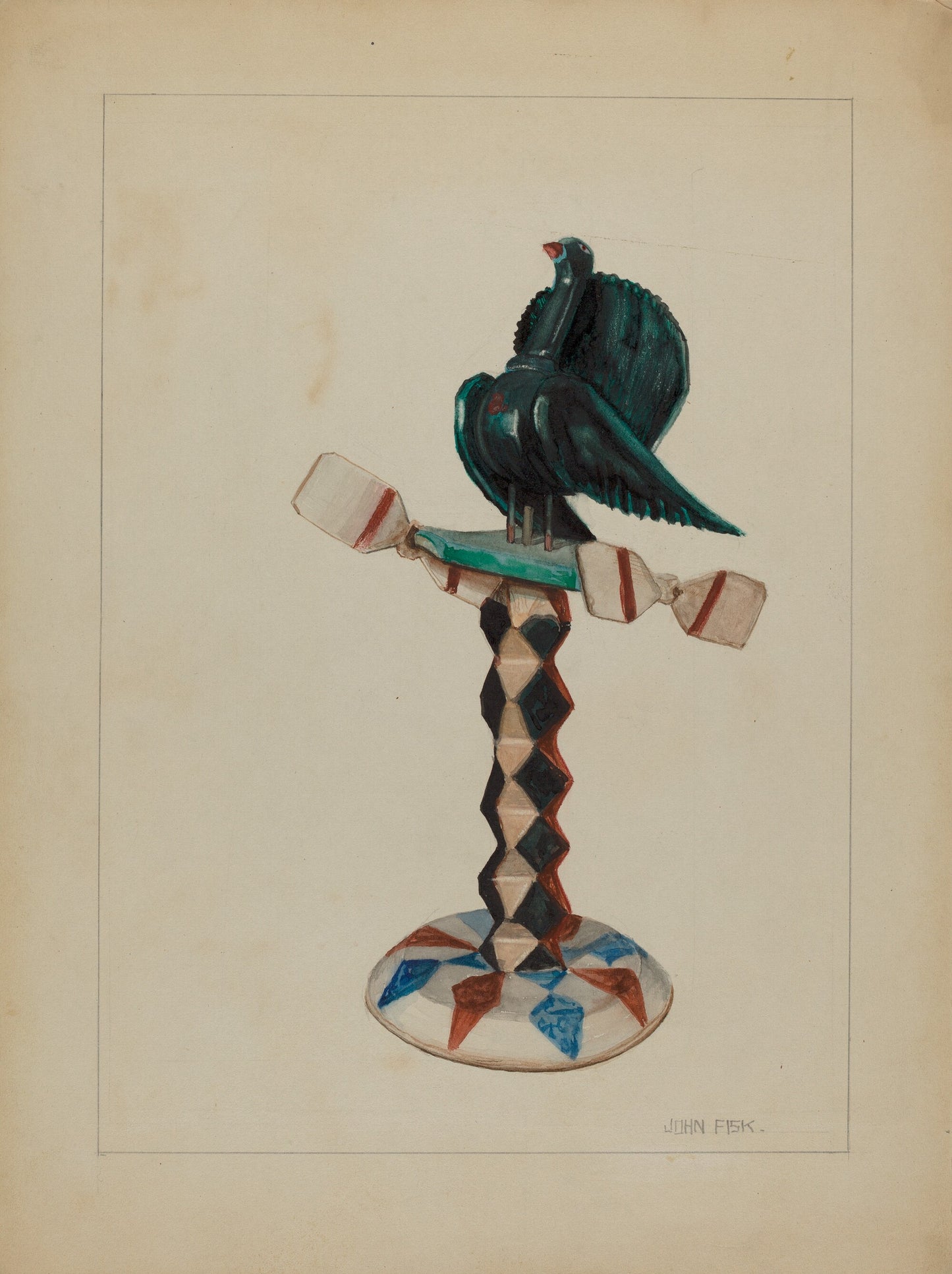 Pa. German Toy Bird