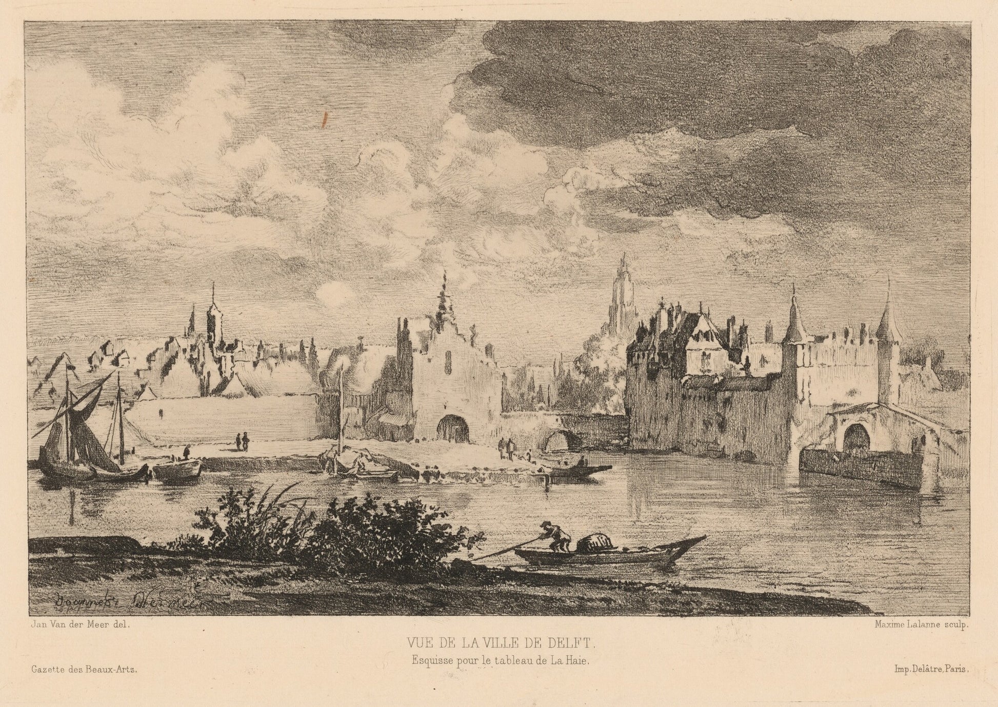 Vue de la Ville de Delft