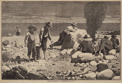 Sea-Side Sketches - A Clam-Bake