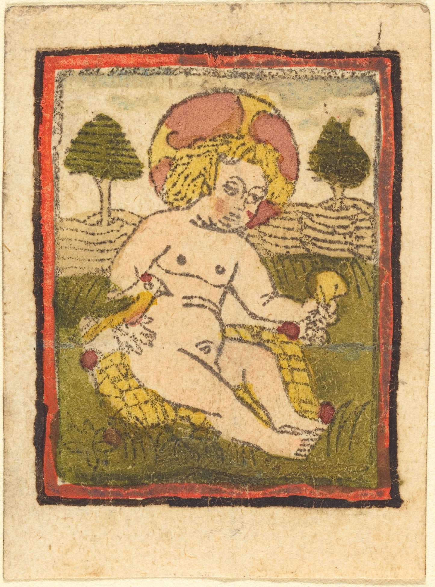 Christ Child with Bird