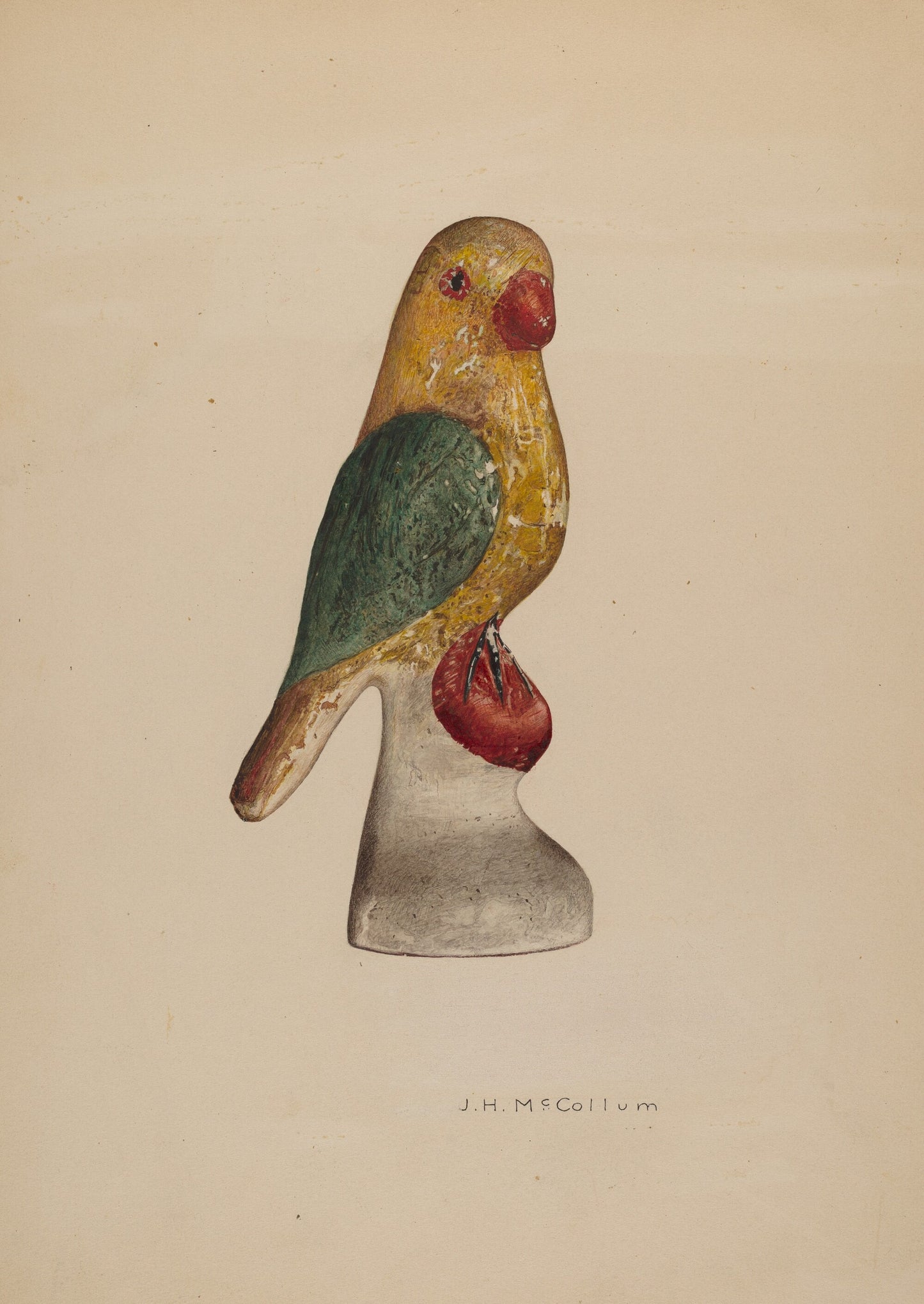Chalkware Bird