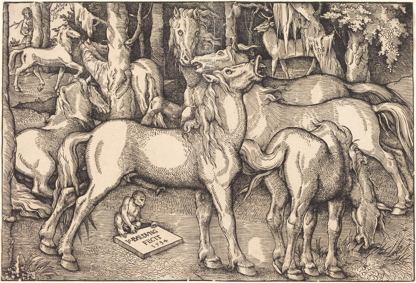 Group of Seven Horses