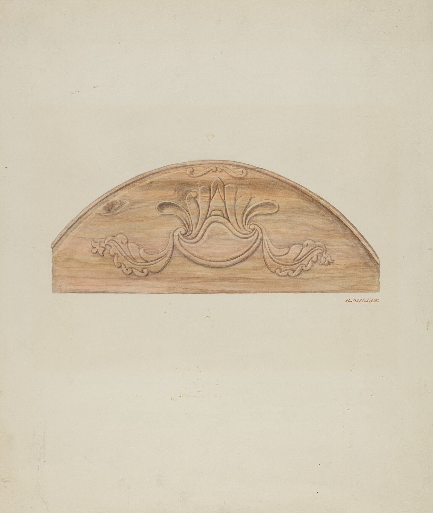 Classical Leaves and Scroll