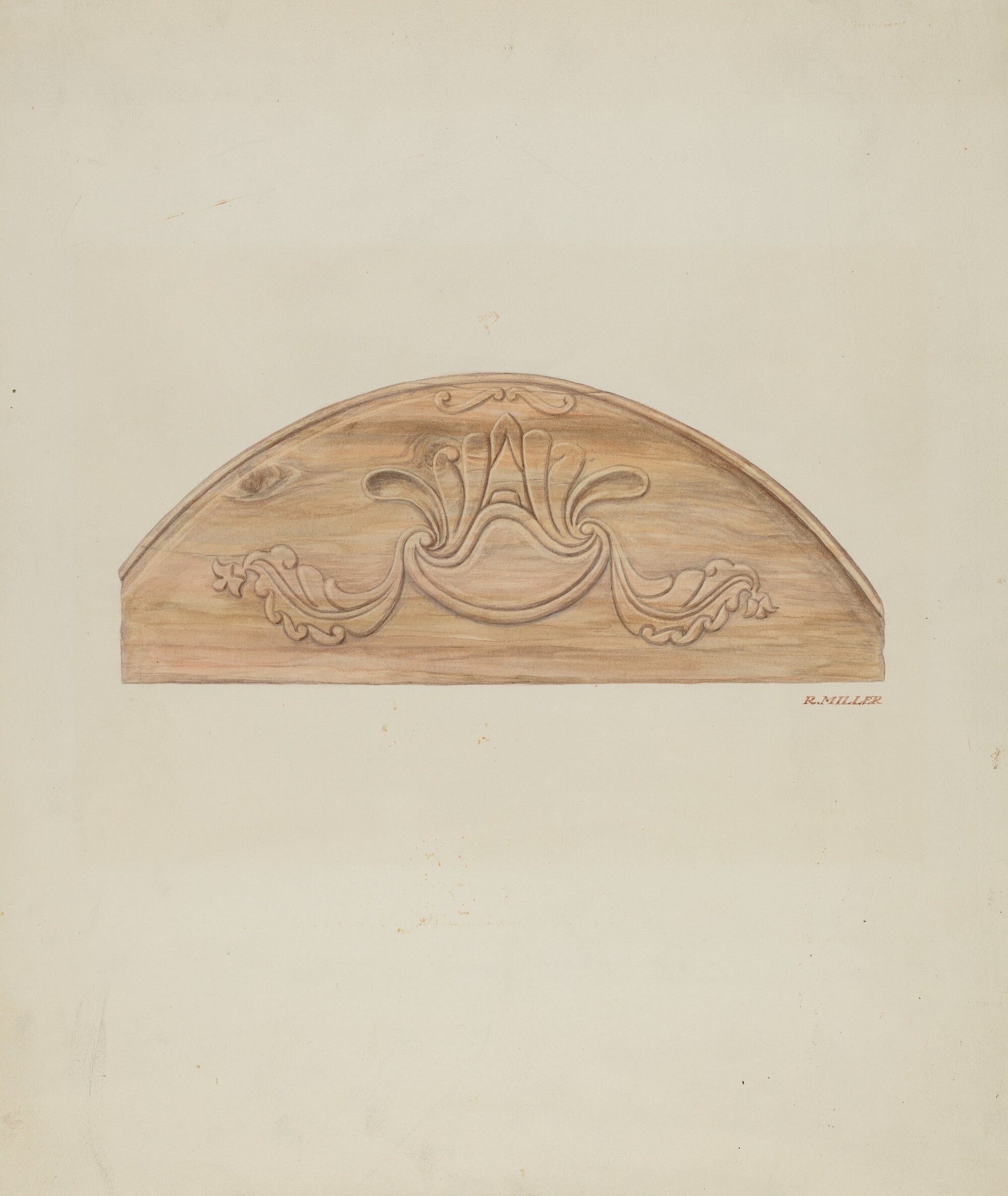 Classical Leaves and Scroll