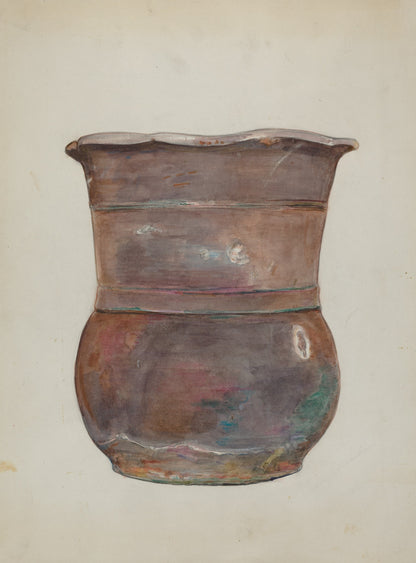 Terra Cotta Flower Jar