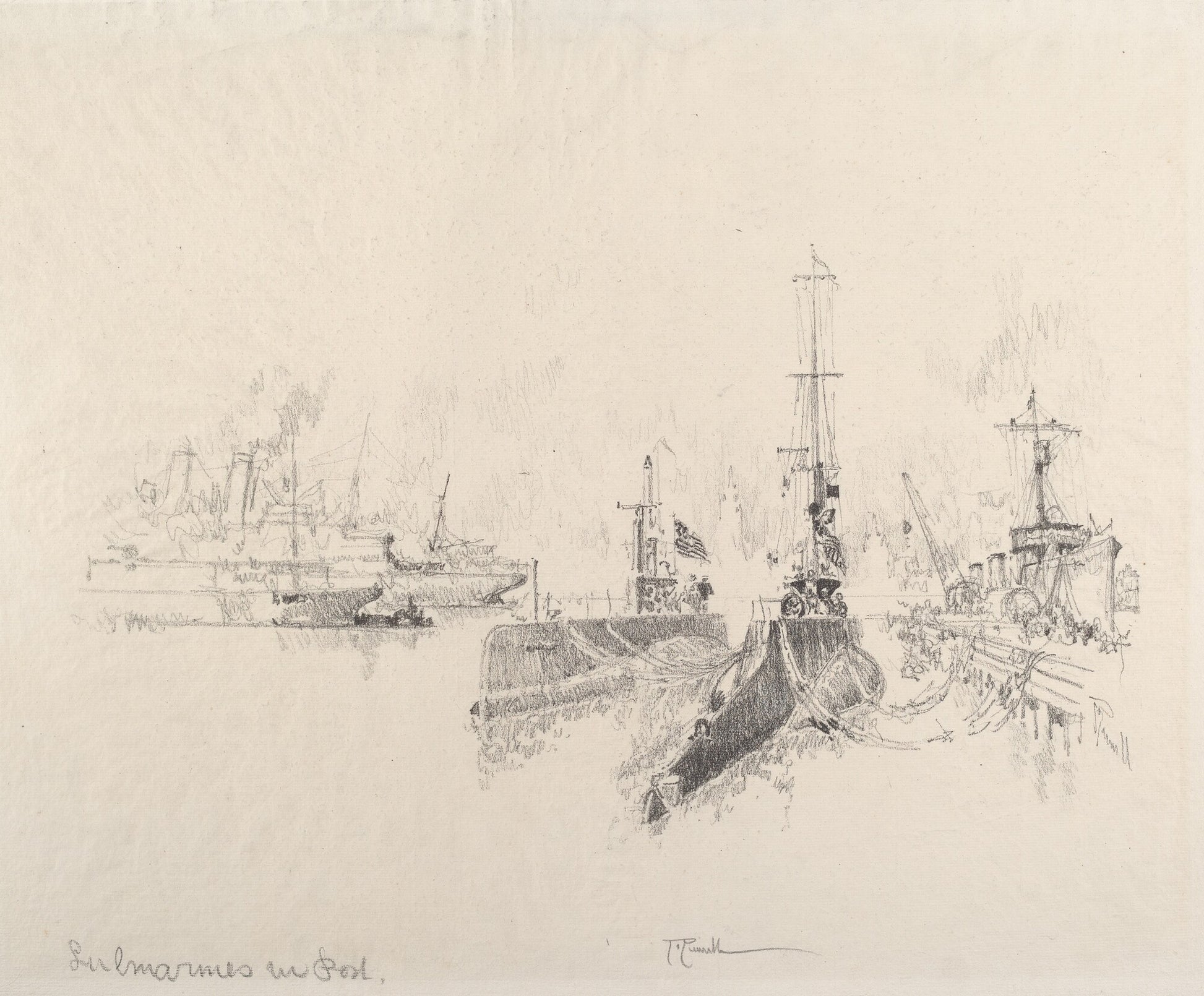Submarines in Port