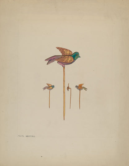 Bird Stick Pin