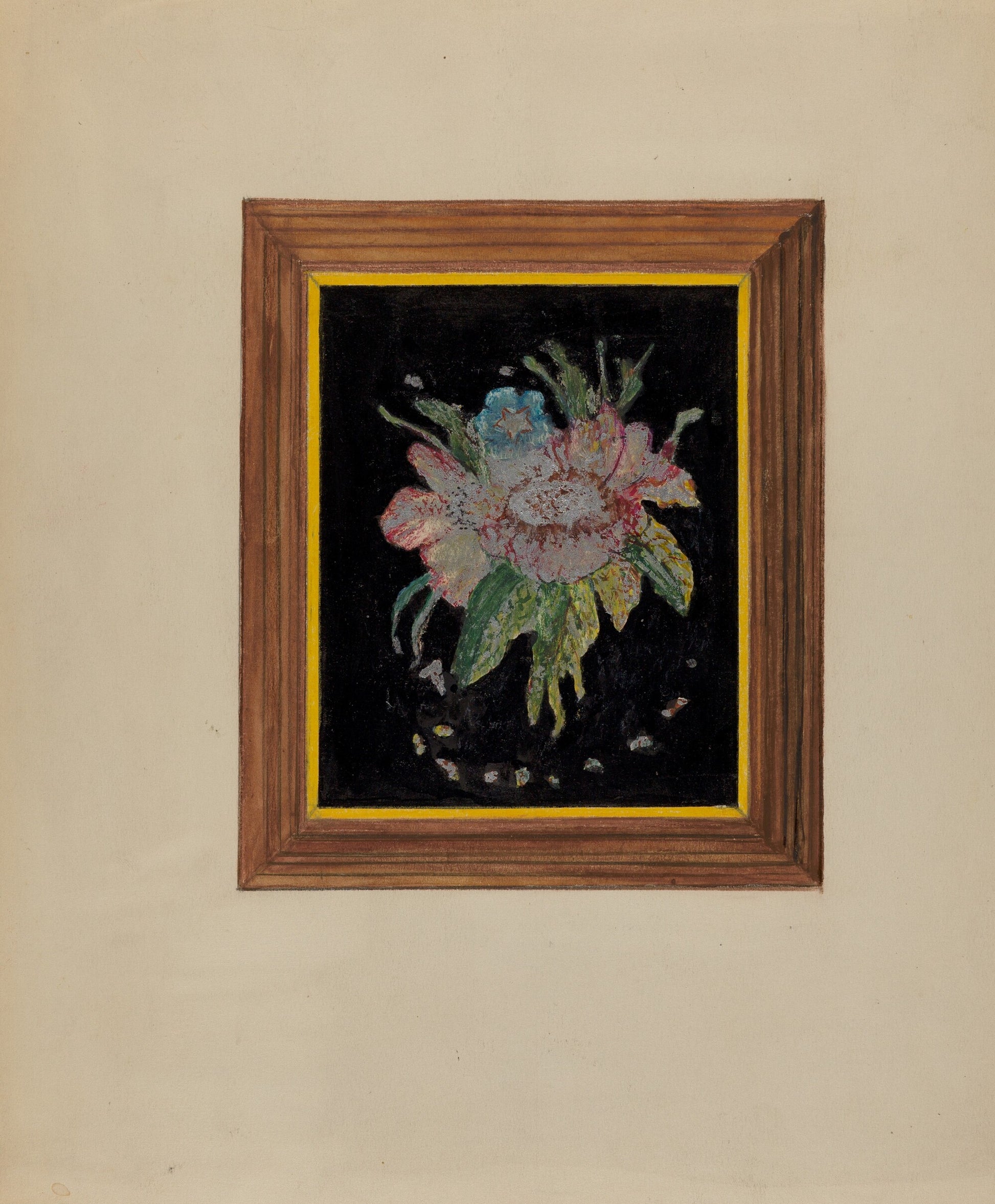 Tin Foil Flower (Painting)
