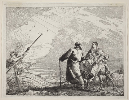 The Holy Family at the Bank of the River