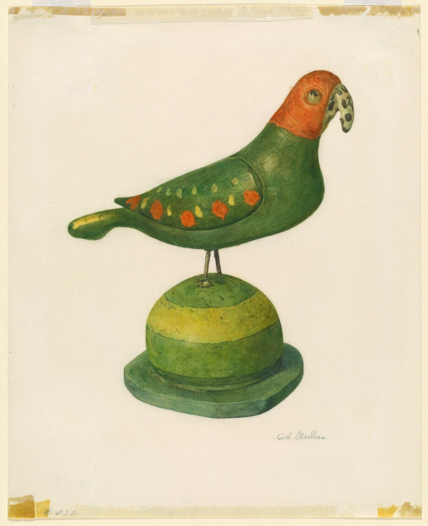 Pensylvania German Carved Bird
