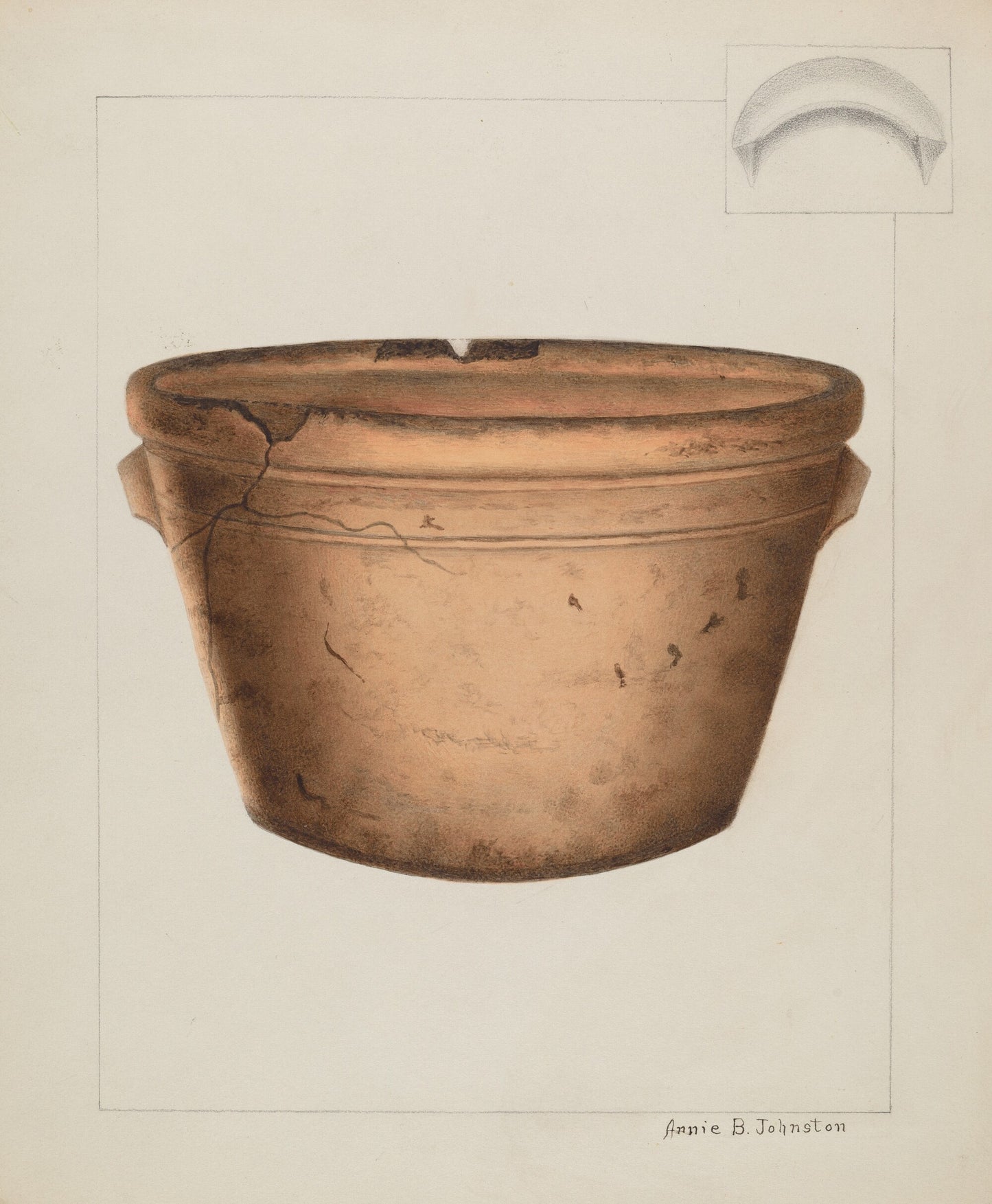 Pottery Flower Pot