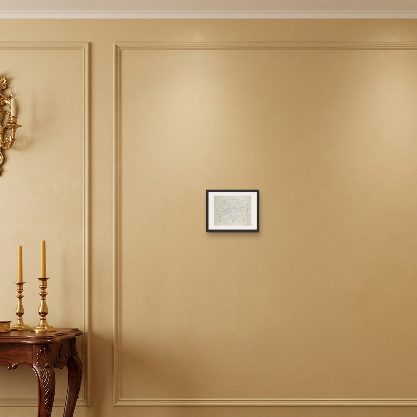 Orlonzo - FRAMED CANVAS BLACK 2520cm108 ROOM
