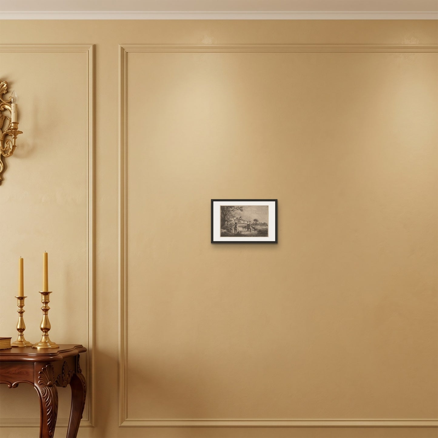 Orlonzo - FRAMED CANVAS BLACK 3020cm128 ROOM