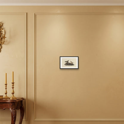 Orlonzo - FRAMED CANVAS BLACK 3020cm128 ROOM