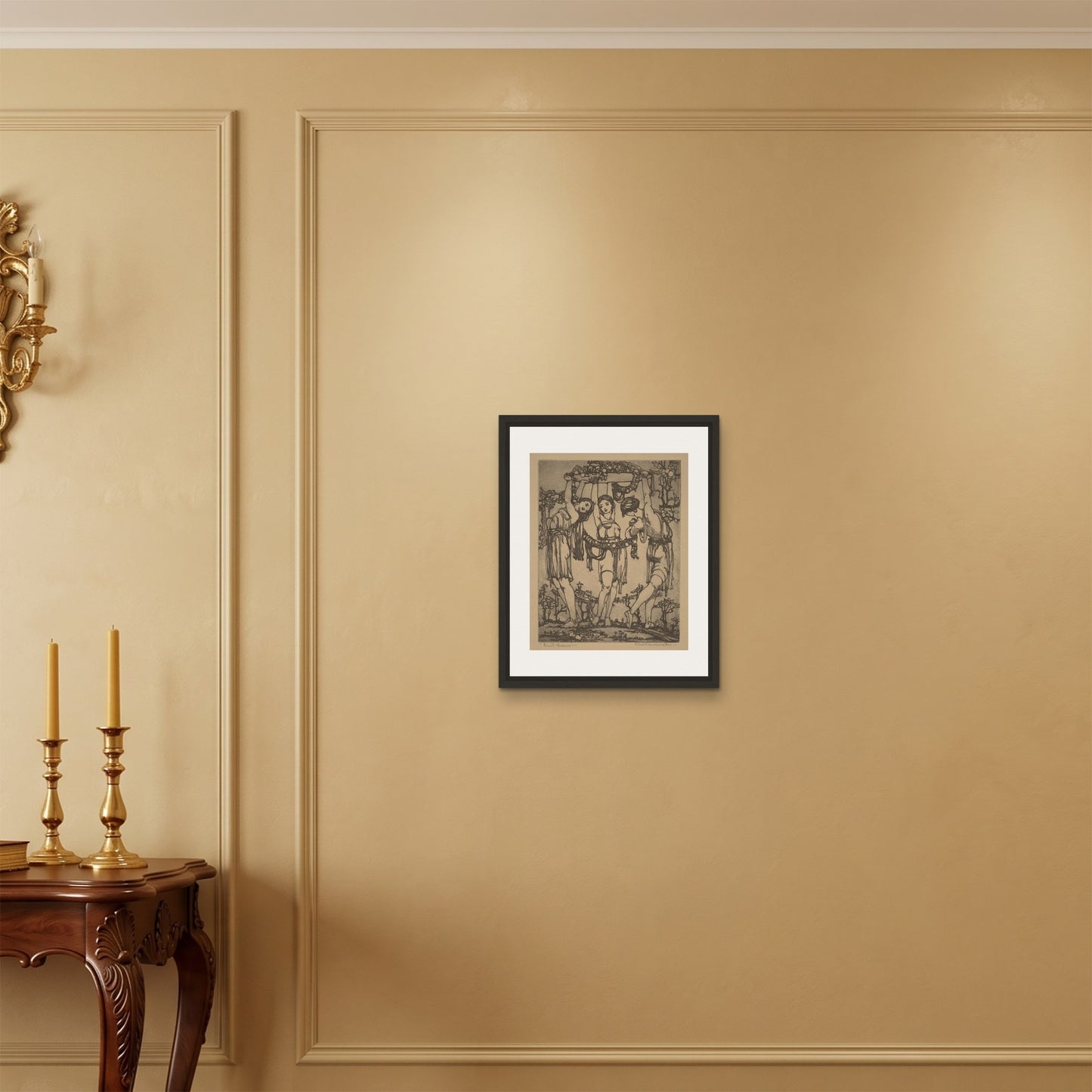 Orlonzo - FRAMED CANVAS BLACK 40x50cm16x20 ROOM