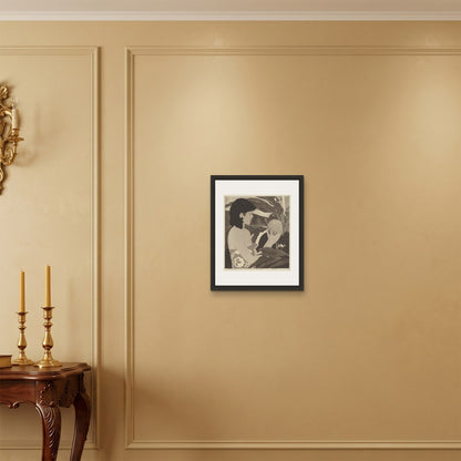 Orlonzo - FRAMED CANVAS BLACK 40x50cm16x20 ROOM