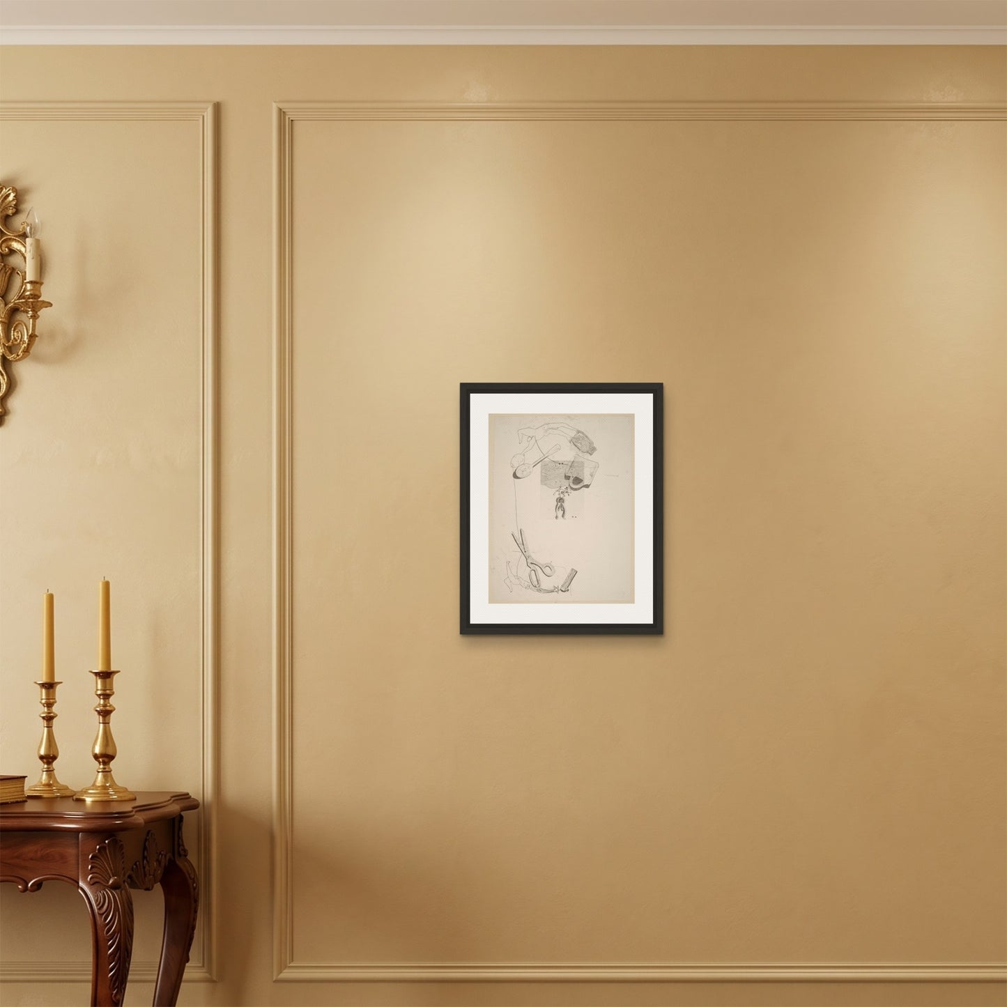 Orlonzo - FRAMED CANVAS BLACK 40x50cm16x20 ROOM