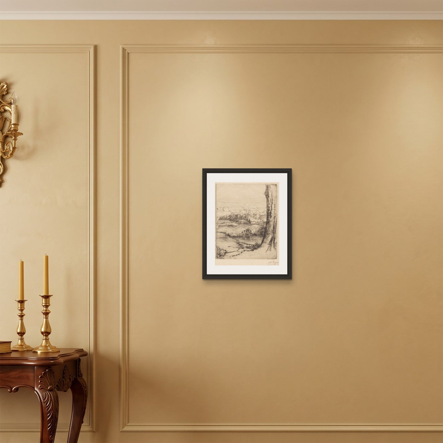 Orlonzo - FRAMED CANVAS BLACK 40x50cm16x20 ROOM