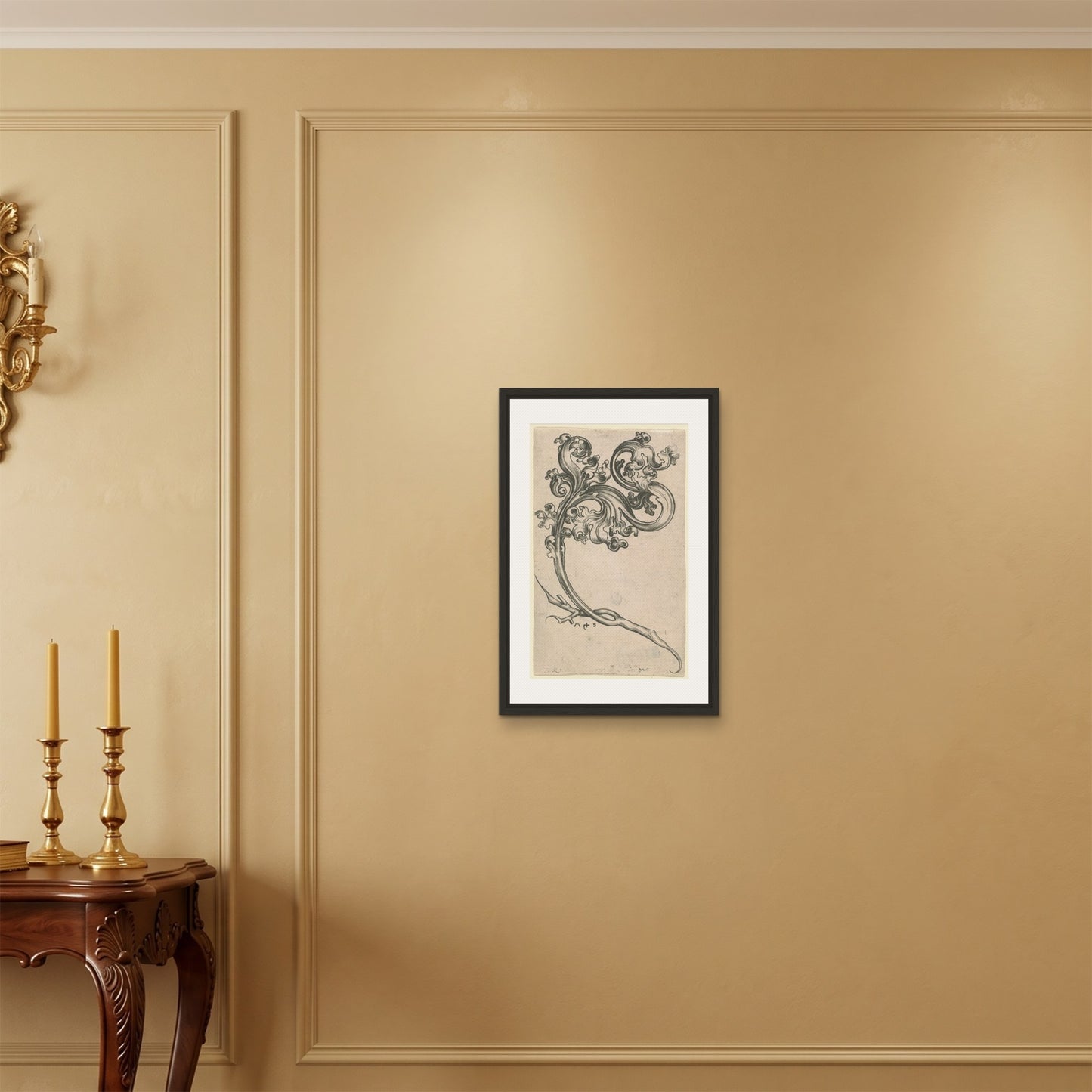 Orlonzo - FRAMED CANVAS BLACK 40x60cm16x24 ROOM