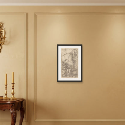 Orlonzo - FRAMED CANVAS BLACK 40x60cm16x24 ROOM