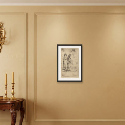 Orlonzo - FRAMED CANVAS BLACK 40x60cm16x24 ROOM