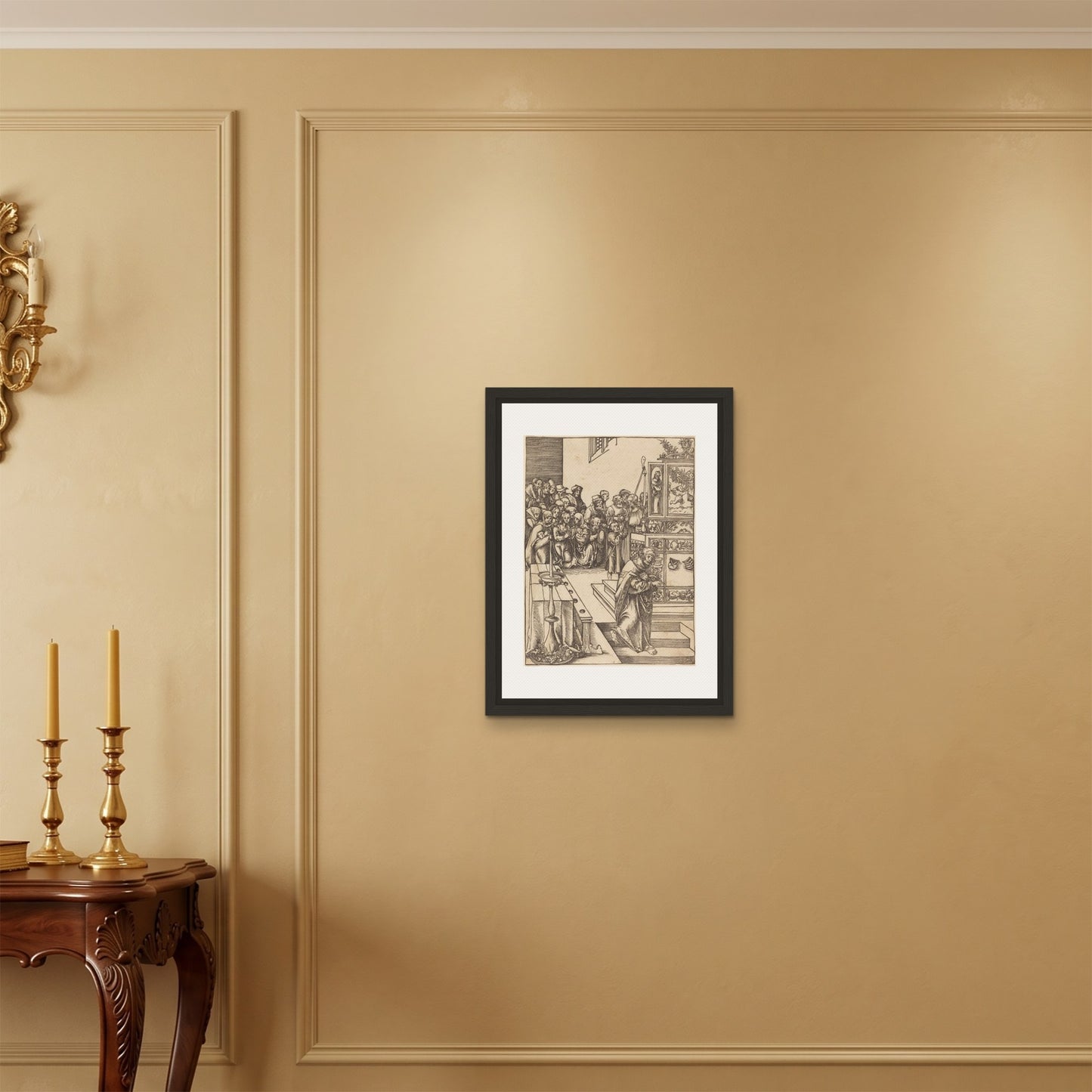 Orlonzo - FRAMED CANVAS BLACK 45x60cm18x24 ROOM