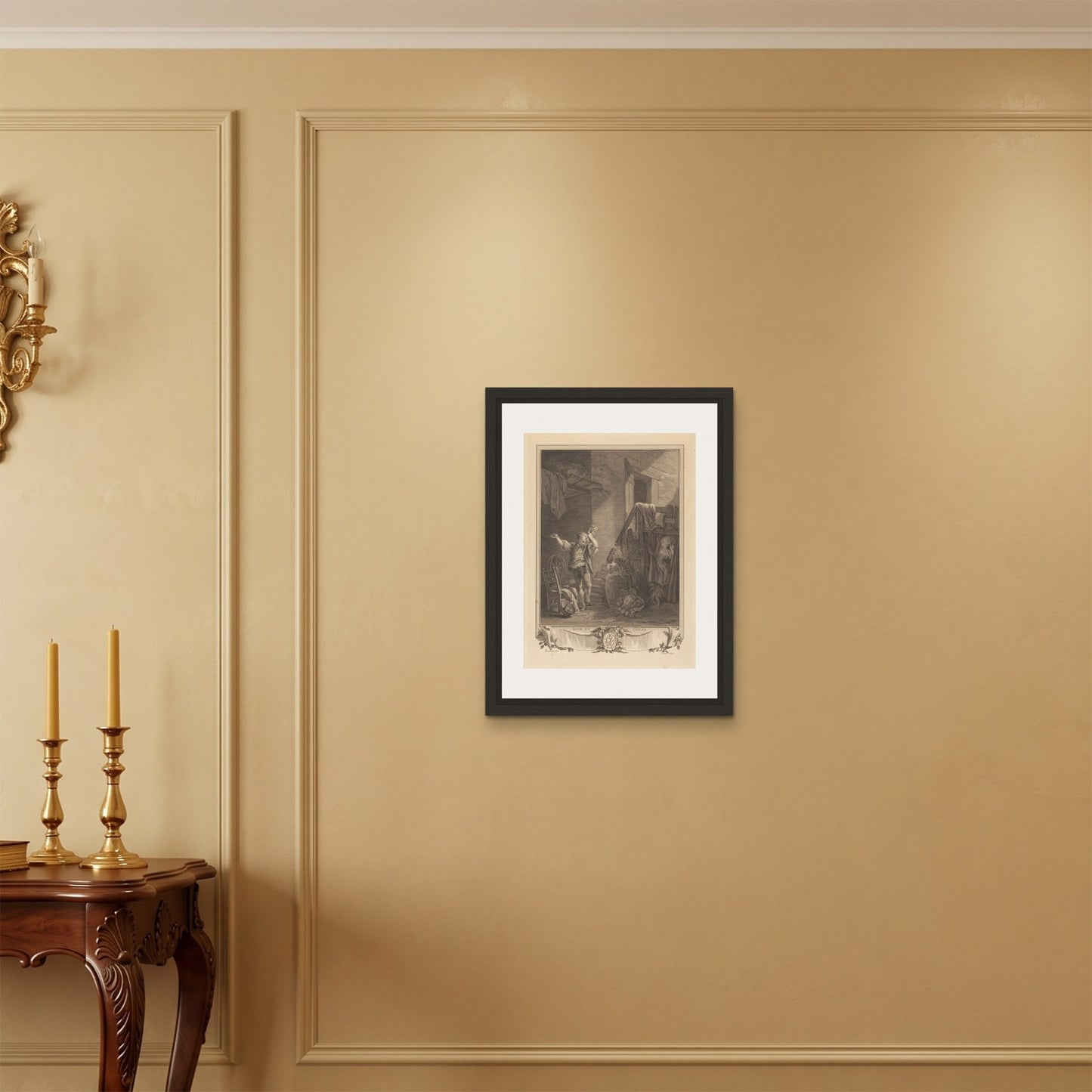 Orlonzo - FRAMED CANVAS BLACK 45x60cm18x24 ROOM
