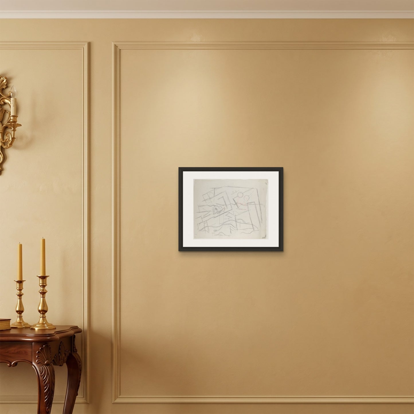 Orlonzo - FRAMED CANVAS BLACK 5040cm2016 ROOM