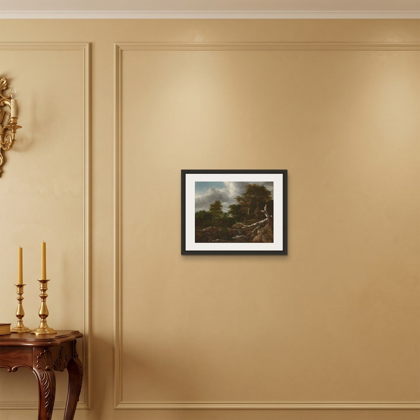 Orlonzo - FRAMED CANVAS BLACK 5040cm2016 ROOM