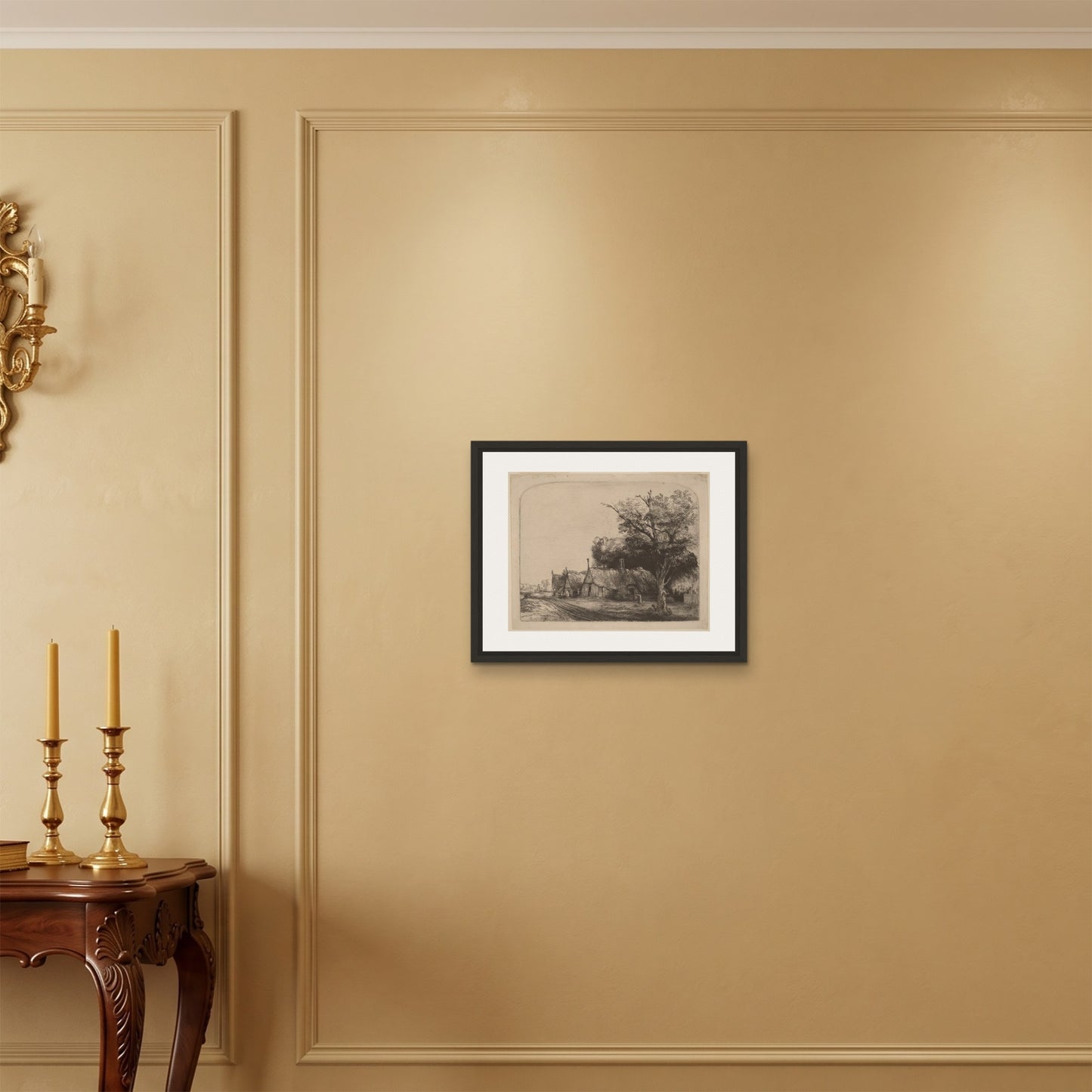 Orlonzo - FRAMED CANVAS BLACK 5040cm2016 ROOM
