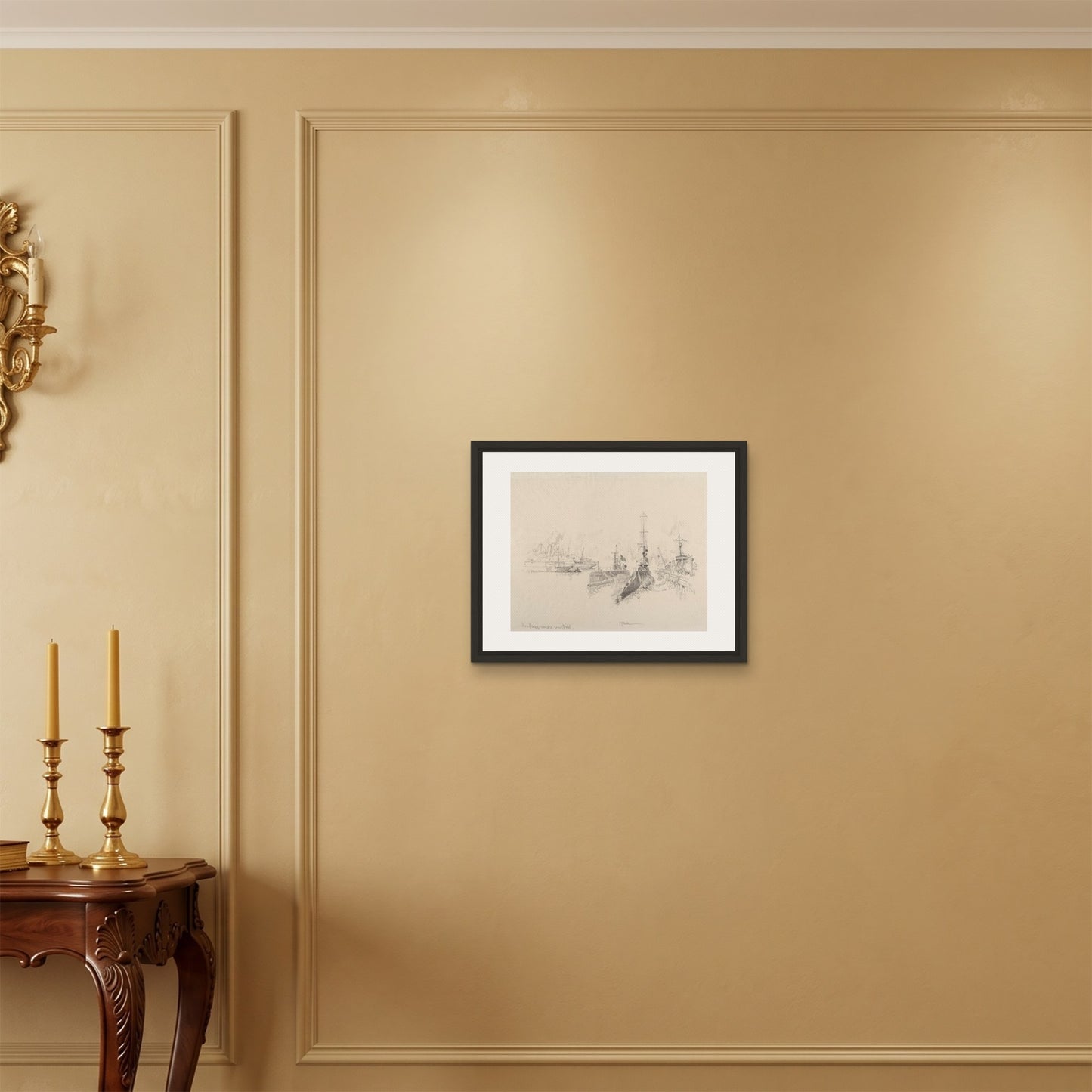 Orlonzo - FRAMED CANVAS BLACK 5040cm2016 ROOM