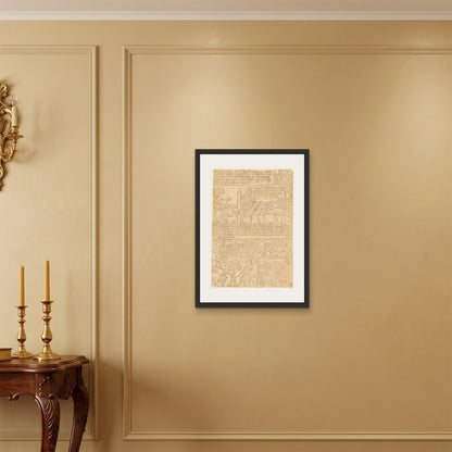 Orlonzo - FRAMED CANVAS BLACK 50x70cm20x28 ROOM