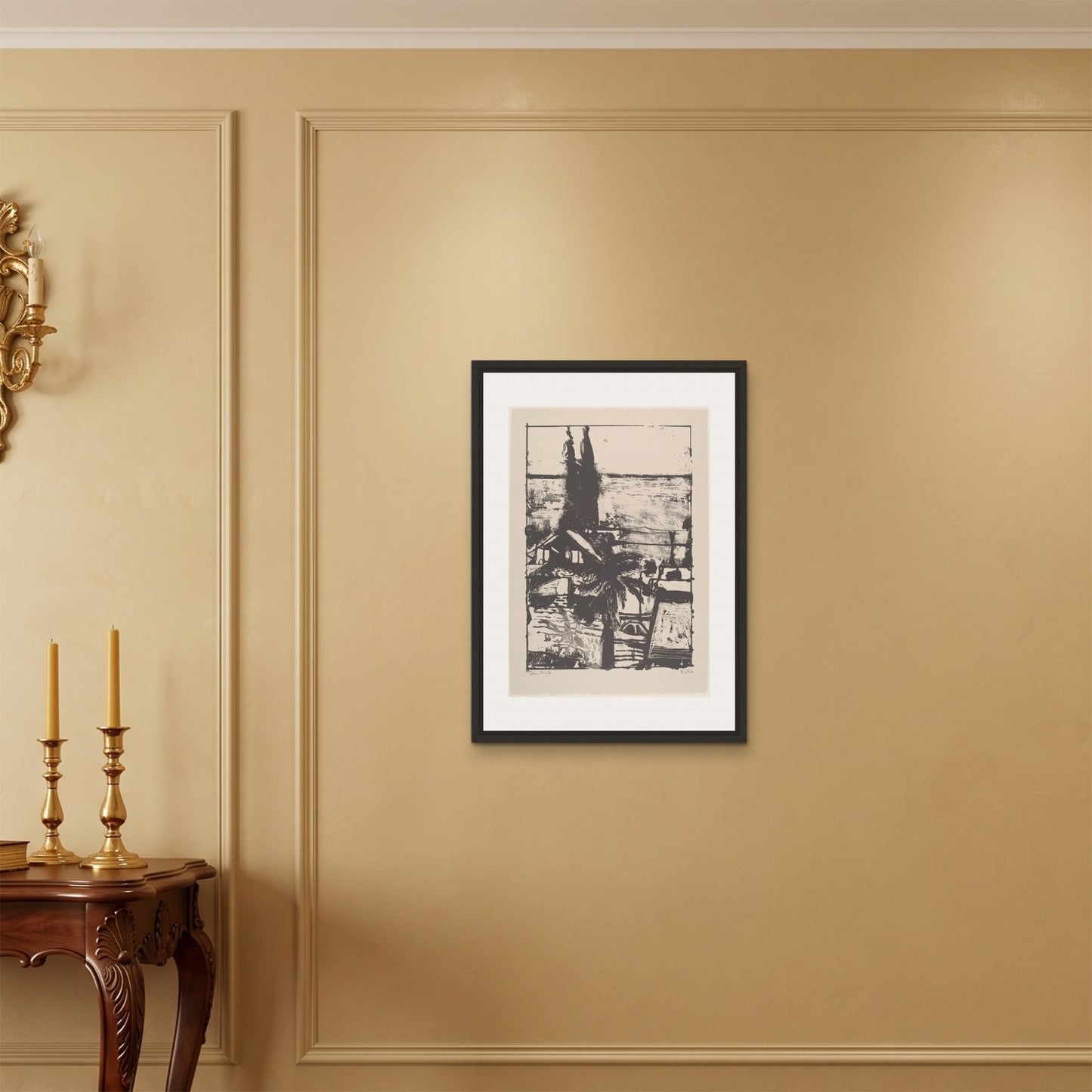Orlonzo - FRAMED CANVAS BLACK 50x70cm20x28 ROOM